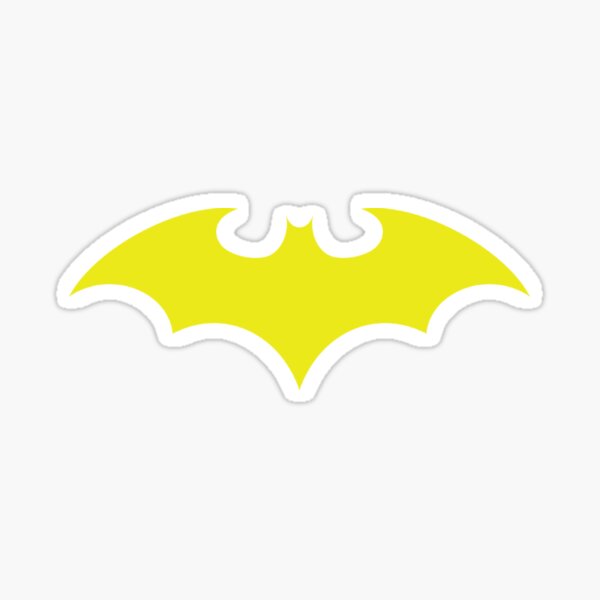 "Bat Yellow Bat Logo/Gift For You" Sticker for Sale by RonaldMurRM