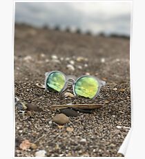 Reflected Beach Poster