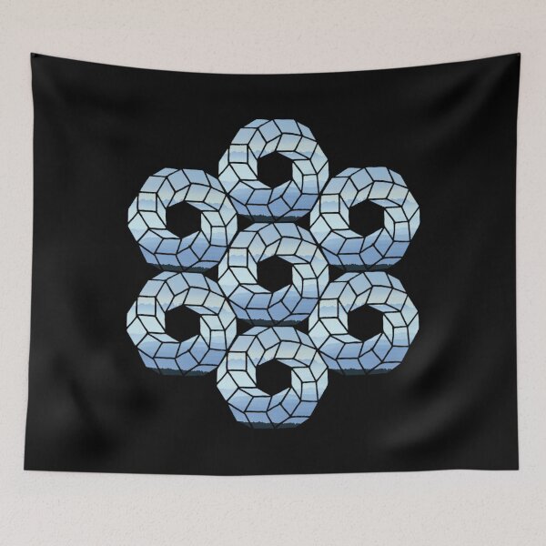 Item preview, Cube Torus Mountain Range Mania designed and sold by createVisions.
