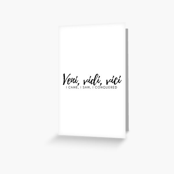 veni, vidi, vici - I came, I saw, I conquered | Mouse Pad