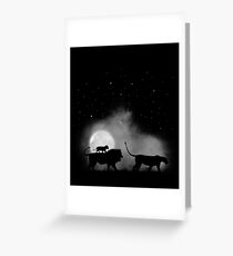Lion family Greeting Card