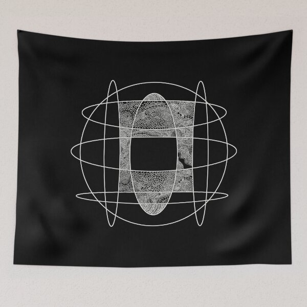 Item preview, Monochrome abstraction. White on Black  designed and sold by KateQR.