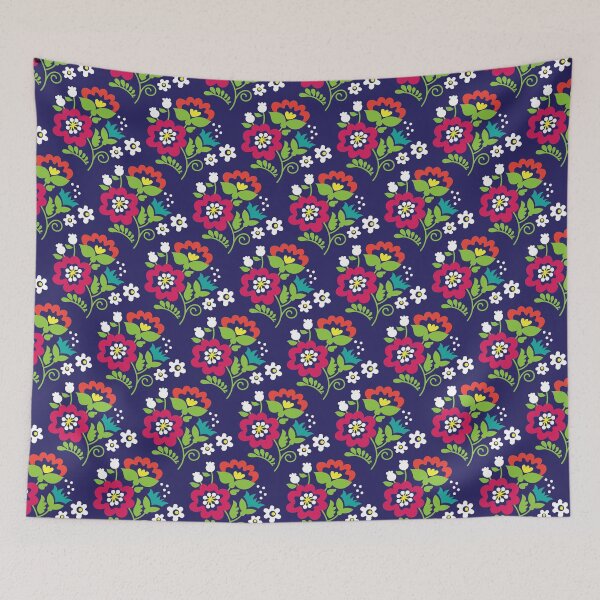 Item preview, Cute Hungarian Folk Flower Pattern - Colour designed and sold by JuliaAjandi.