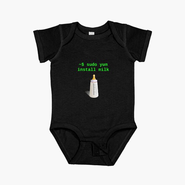 Item preview, Linux Baby sudo yum install milk designed and sold by boscorat.