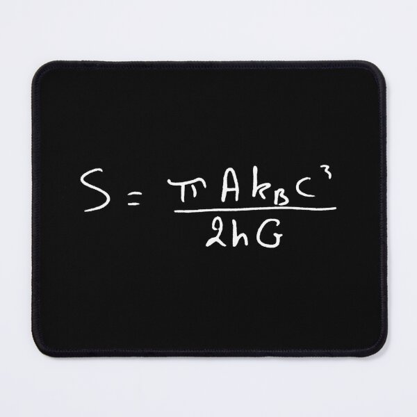 Item preview, Hawking equation black hole entropy handwritten designed and sold by NoetherSym.