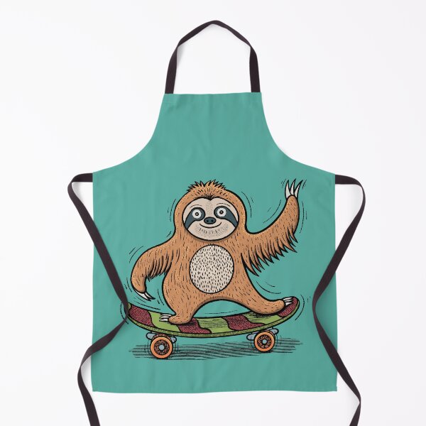 Item preview, Cute Skateboarding Sloth designed and sold by RGB-Ginger.
