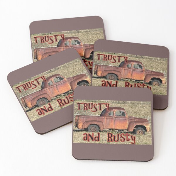 Item preview, VINTAGE TRUCK  OLD BLOKES "  TRUSTY AND RUSTY " designed and sold by Opalbluerose.
