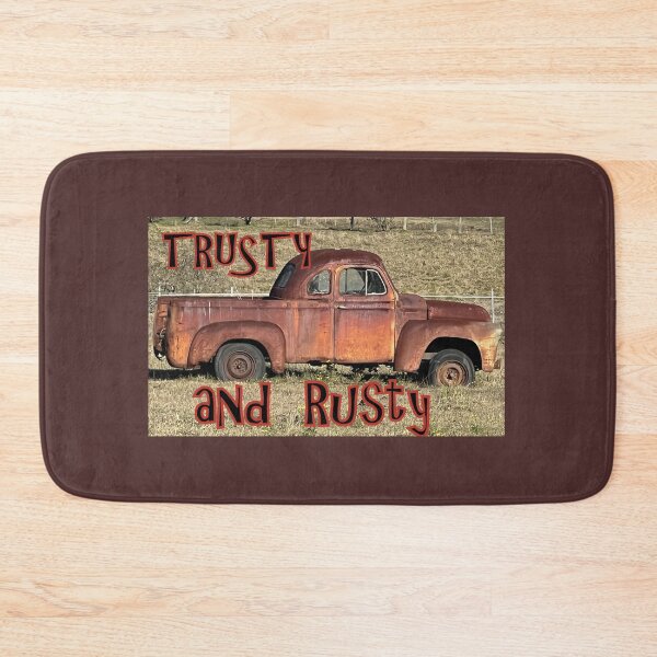 Item preview, VINTAGE TRUCK  OLD BLOKES "  TRUSTY AND RUSTY " designed and sold by Opalbluerose.