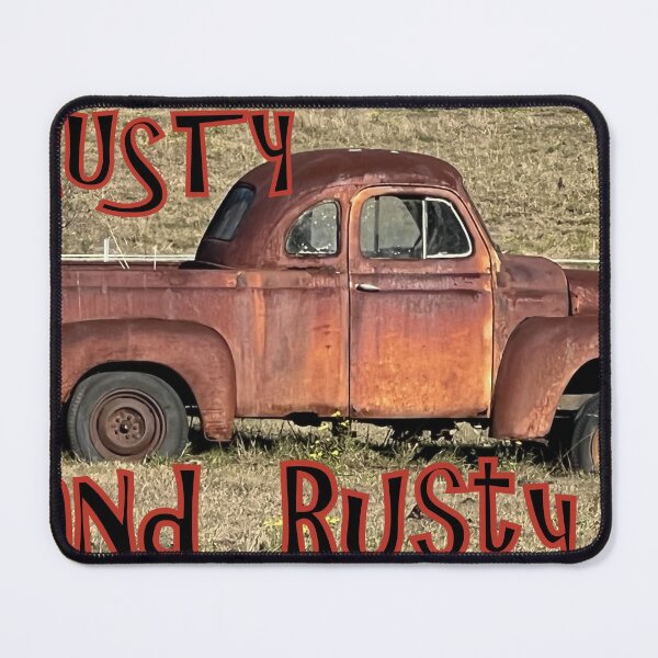 Item preview, VINTAGE TRUCK  OLD BLOKES "  TRUSTY AND RUSTY " designed and sold by Opalbluerose.