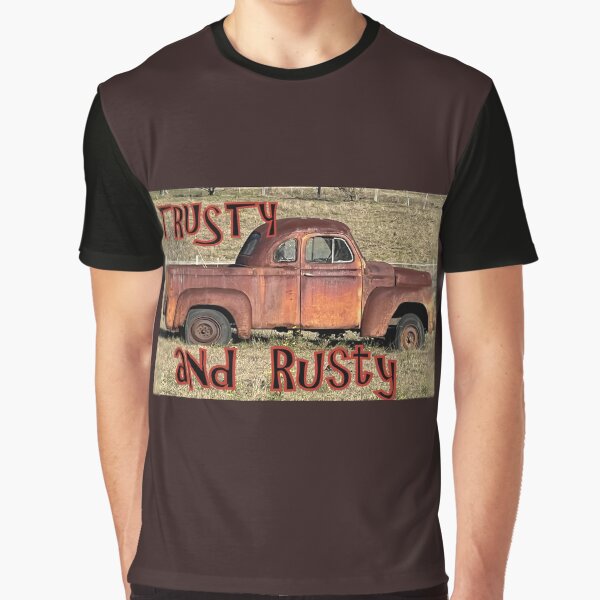 Item preview, VINTAGE TRUCK  OLD BLOKES "  TRUSTY AND RUSTY " designed and sold by Opalbluerose.