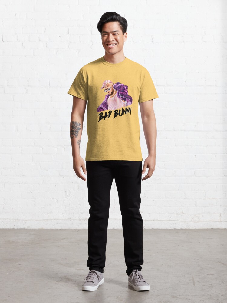 Discover Bad Bunny in Pink Hat Un Verano Sin Ti Illustration T-Shirt
