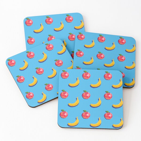 Item preview, Apples and Bananas (Blue) designed and sold by moart22.
