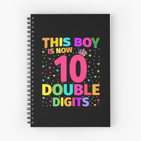 Item preview, 10 Years Old This Boy Is Now 10 Double Digits Saying Birthday Boy designed and sold by decentwearstore.