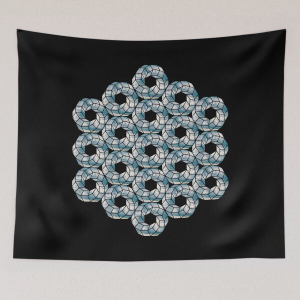 Item preview, Cube Torus Cloudy Madness designed and sold by createVisions.