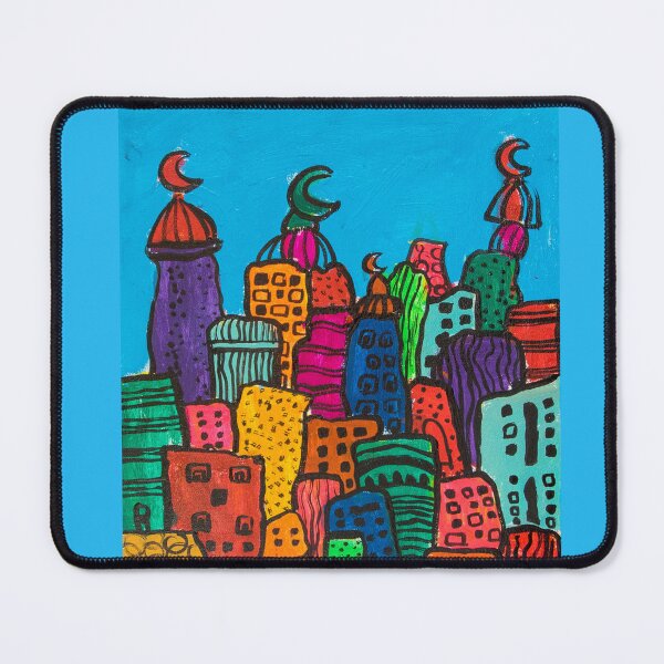 Item preview, colorful houses different effect designed and sold by karima-eldeeb.