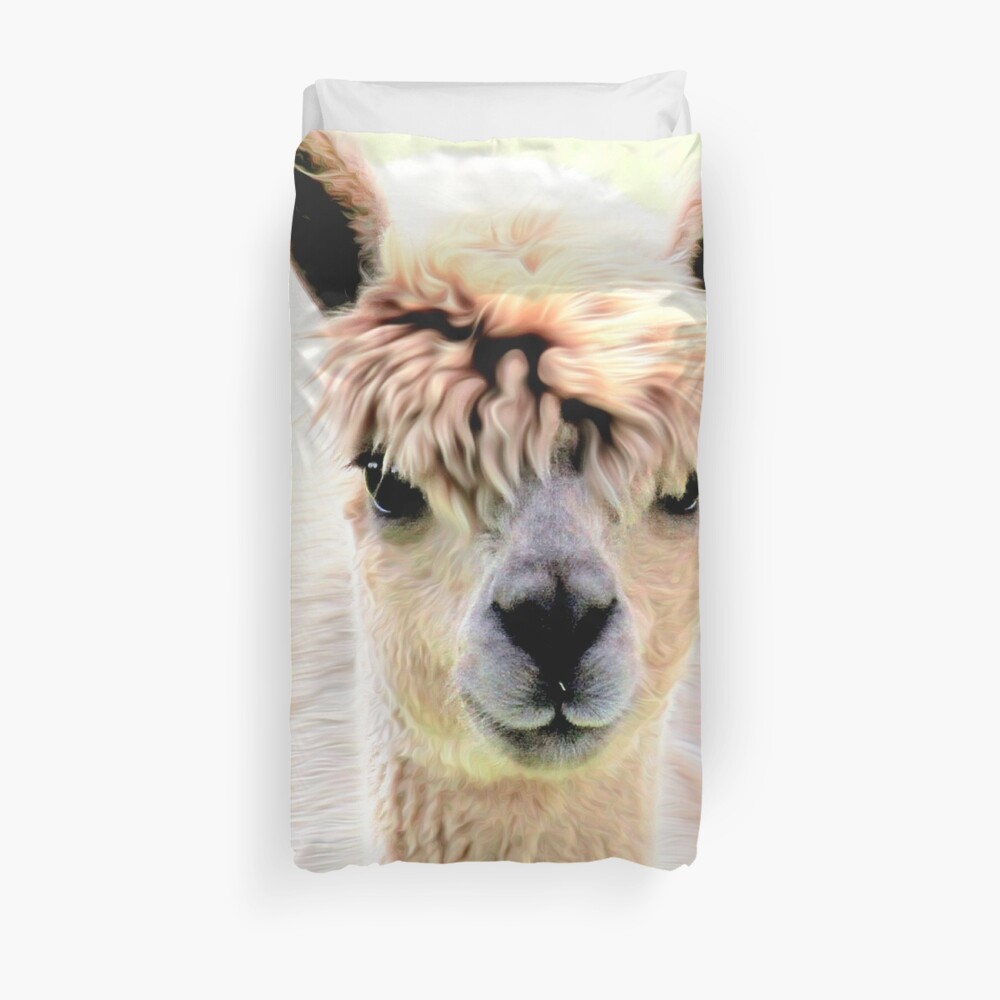 "Sweet alpaca" Duvet Cover by missmoneypenny Redbubble