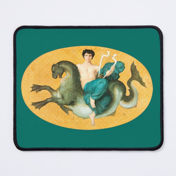 Item preview, ARION ON A SEA HORSE HOLDING A LYRA designed and sold by BulganLumini.