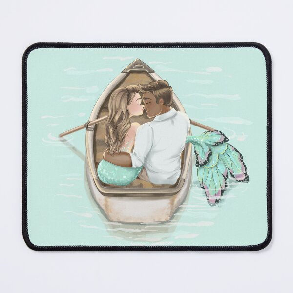 Item preview, Couple Mermaid Valentines Day Love Romantic Night Engagement  Anniversary  Marriage  designed and sold by CreativeBu.