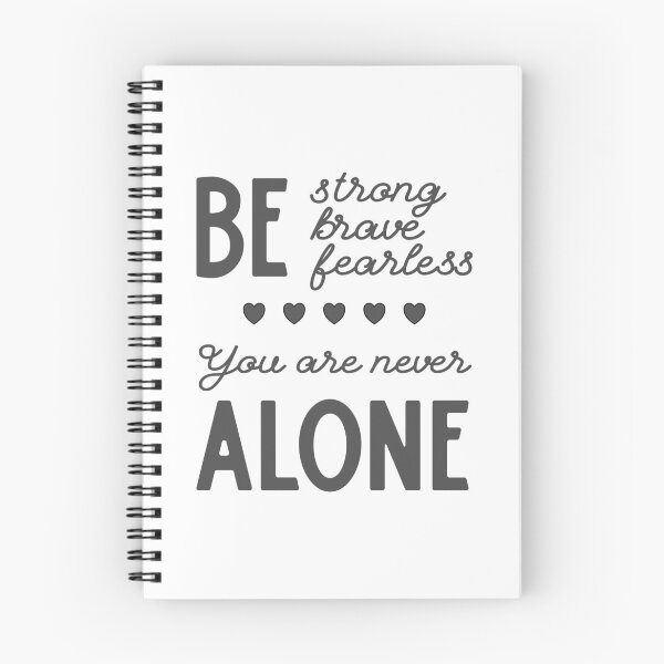 Item preview, Christian Design - Be Strong, Brave, Fearless.  You are Never Alone designed and sold by simplydesignart.