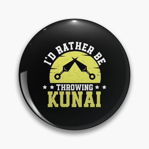 Item preview, I'd Rather Be Throwing Kunai Funny Knife Kunai Throwing designed and sold by StrongShirts.
