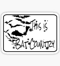Bat Country V2 Sticker