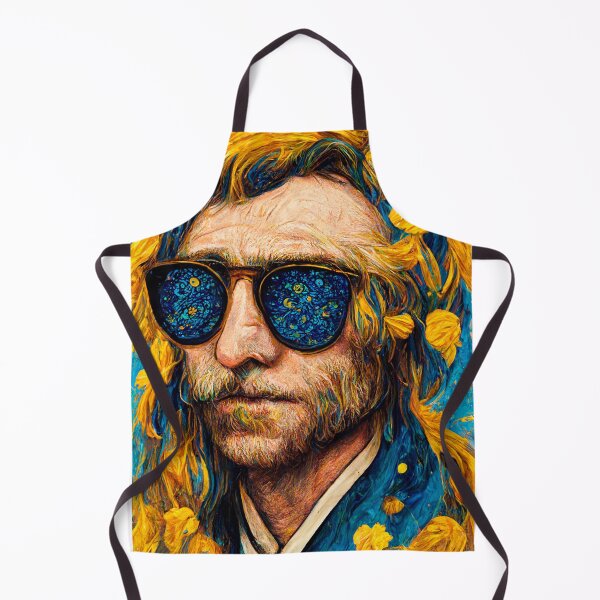 Item preview, Self Portrait of a Hippy inspired by Van Gogh designed and sold by inVinnieVeritas.