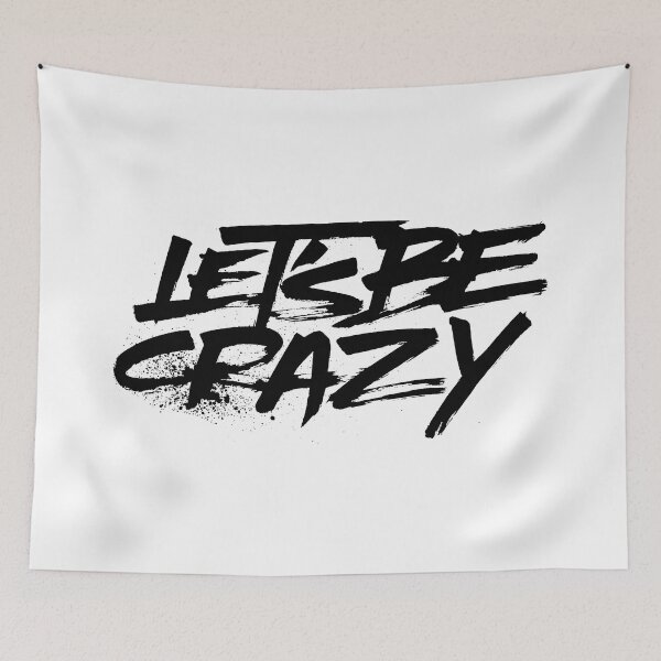 Item preview, let's be crazy designed and sold by si3iy.