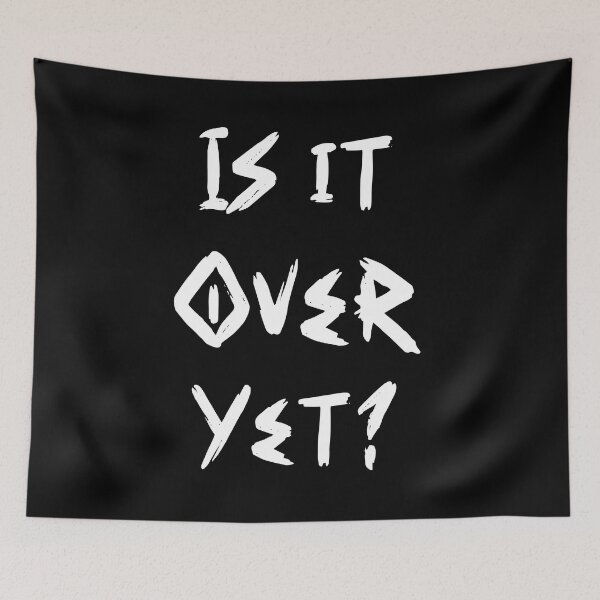 Item preview, Back to School | Cool Is It Over Yet? Quote in Cool Brush Font White Color designed and sold by RiciPaneto.