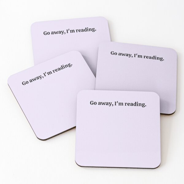 Item preview, Go Away, I'm Reading designed and sold by Everythingafter.