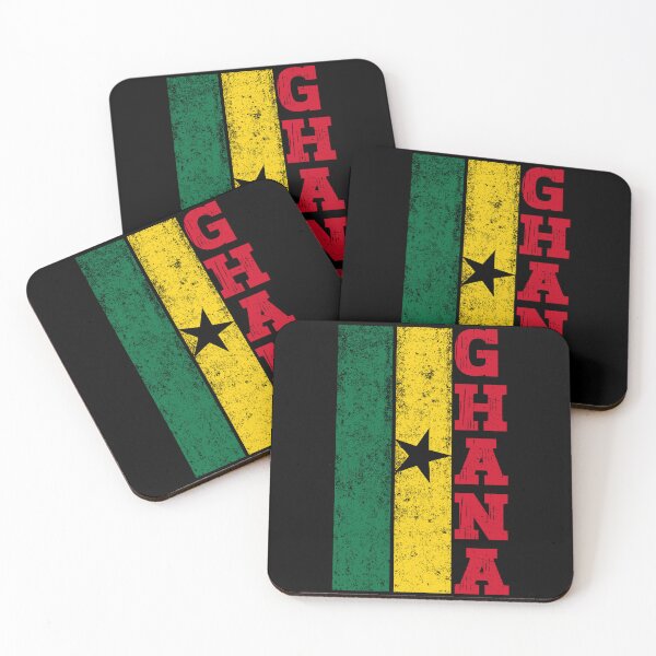 Item preview, Ghana Ghanaian Flag Vintage - Red designed and sold by PearlMoonGrapes.