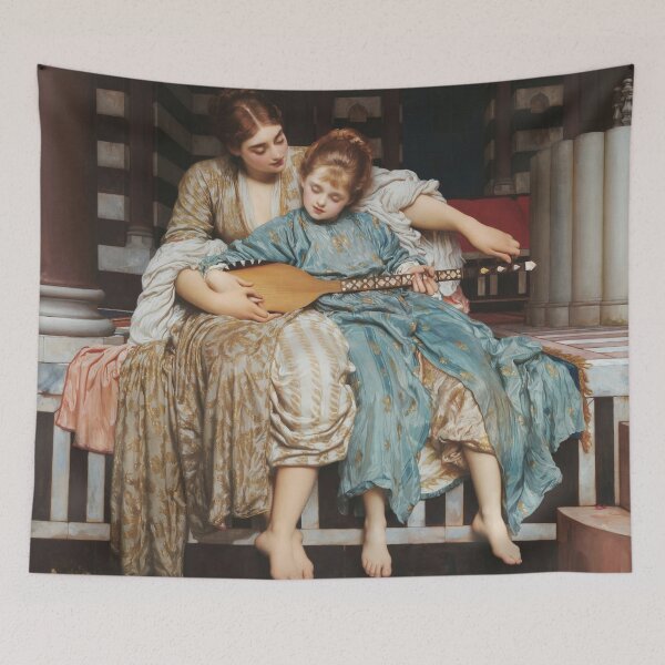 Item preview, British painters: Music Lesson, by Frederic Leighton designed and sold by The Great  Art.