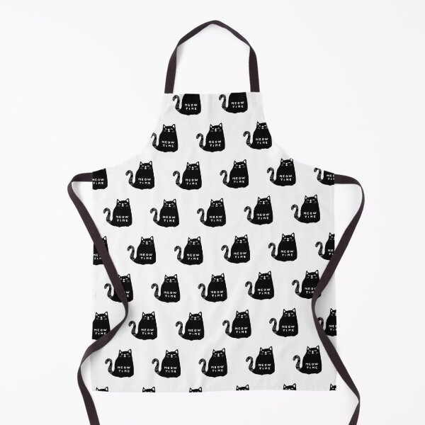 Item preview, Meow time black cat pattern designed and sold by bigmoments.