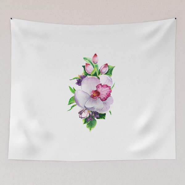 Item preview, Watercolor orchid flowers designed and sold by LiliyaSavelieva.