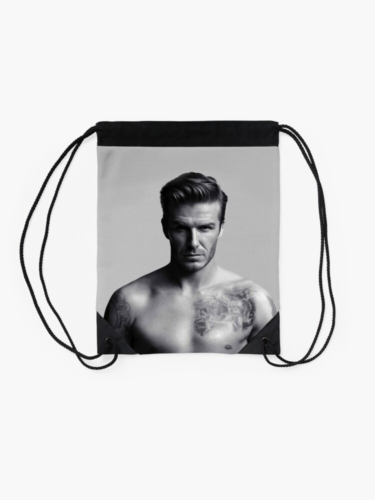 David Beckham Drawstring Backpack Print #894383