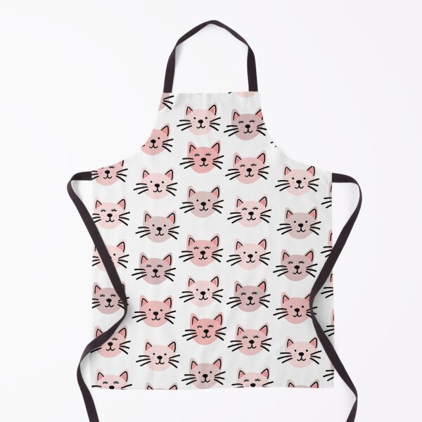 Item preview, Cute cat pattern in white designed and sold by bigmoments.
