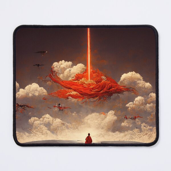 Item preview, Elemental Clash - Air Monk & Fire Spirits designed and sold by NeuralDesign.