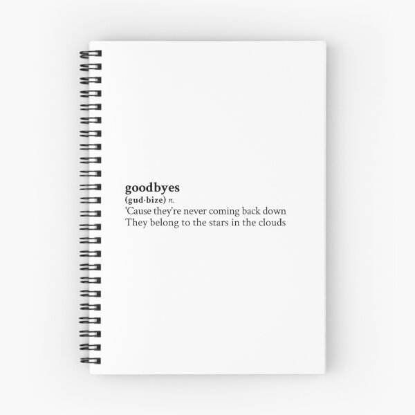 Item preview, Goodbyes by Jorja Smith designed and sold by StickTheSong.