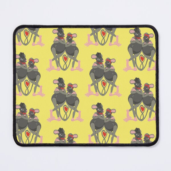 Item preview, Love Rats sunshine yellow designed and sold by Colour Angel by KV.