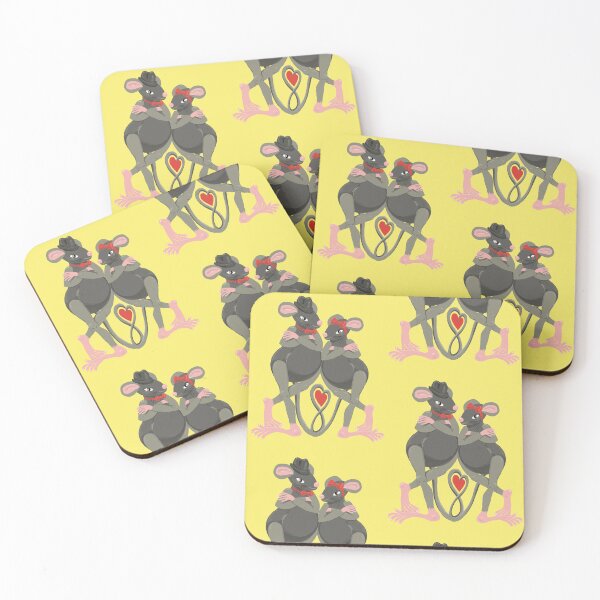 Item preview, Love Rats sunshine yellow designed and sold by Colour Angel by KV.