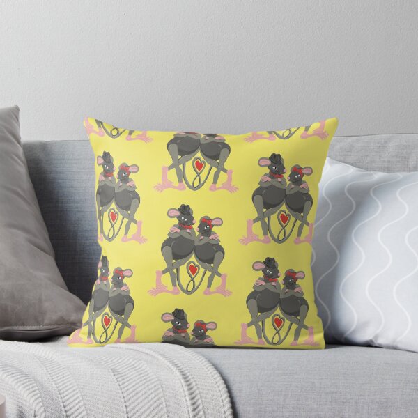 Item preview, Love Rats sunshine yellow designed and sold by Colour Angel by KV.
