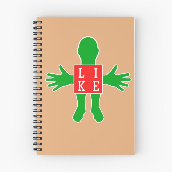 Item preview, Human figure - LIKE - Red and green colors - Slab font designed and sold by RainbowWordLand.