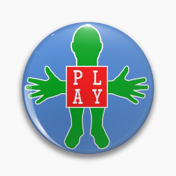 Item preview, Human figure - PLAY - Red and green colors - Slab font designed and sold by RainbowWordLand.