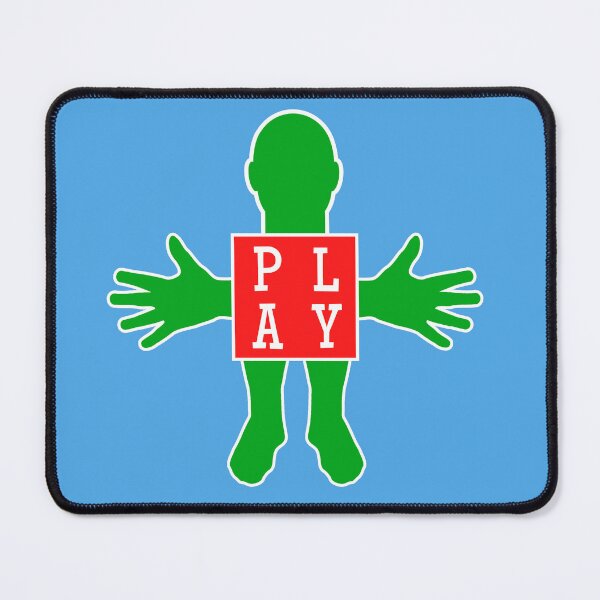Item preview, Human figure - PLAY - Red and green colors - Slab font designed and sold by RainbowWordLand.