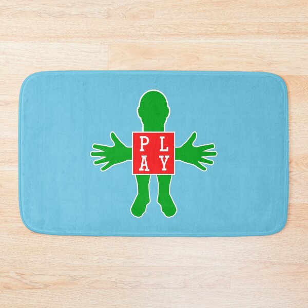 Item preview, Human figure - PLAY - Red and green colors - Slab font designed and sold by RainbowWordLand.