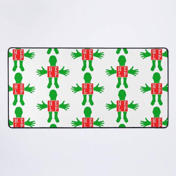 Item preview, Human figure - HELP - Red and green colors - Slab font designed and sold by RainbowWordLand.