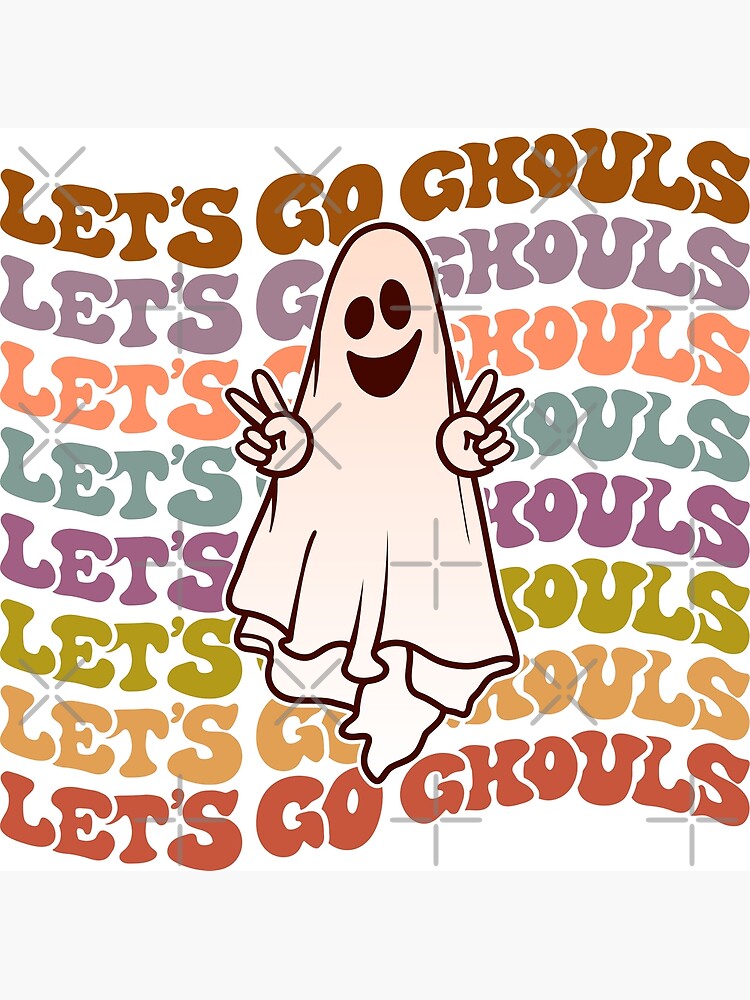 Lets Go Ghoul Halloween PNG Sublimation Graphic by thSVGpage