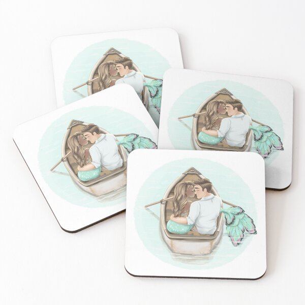 Item preview, Couple Mermaid Valentines Day Love Romantic Night Engagement  Anniversary  Marriage  designed and sold by CreativeBu.