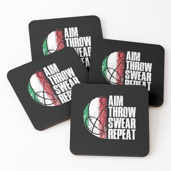 Item preview, Bocce Ball Player Boules Bocce Aim Throw Swear Repeat Funny designed and sold by ShopTheStyle.