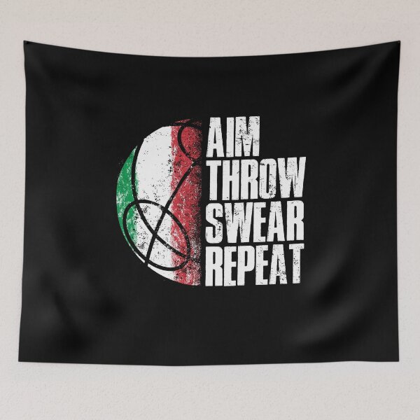 Item preview, Bocce Ball Player Boules Bocce Aim Throw Swear Repeat Funny designed and sold by ShopTheStyle.