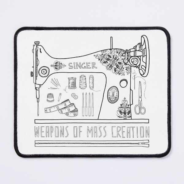 Item preview, Weapons Of Mass Creations - Sewing (For Tee) designed and sold by BiancaGreen.